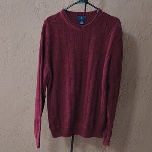 Dockers Men's Burgundy Crewneck Sweater Size Large
